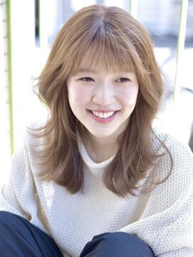 スイ(Sui) 前髪似合わせ/リフトレイヤー/ナチュラル/くびれ巻き/モテ髪