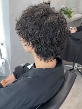 ネクスト 渋谷(NEXT) ウルフ/アッシュブラック/カルマパーマ/ベリー/ウルフ