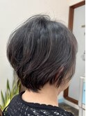 くせ毛ショートカットスタイル