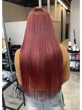 シエンゴールド(CIEN gold) ワインレッドカラー/暖色カラー/ブリーチ#浜松駅#カラー