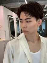 ポーチバイハニー オモテサンドウ(PORCH by HONEY omotesando)&nbsp;アップバングマッシュ/ツーブロック/ブルーブラック/刈り上げ1