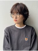 パーマ×ウルフショート　20代/30代/40代