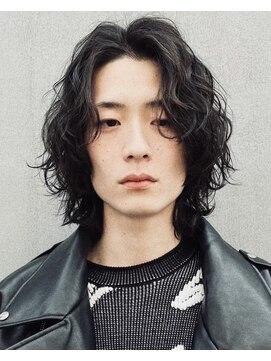 バイフィフス 原宿/表参道(by fifth) 原宿ツイストスパイラルパーマ微分け韓国センターパート七三分け