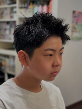 理容 うめむら スパイキーショート