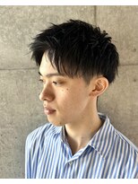 ブルニール 中崎町(BLEUNIR)&nbsp;アップバング/メンズショート/メンズパーマ
