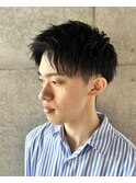 アップバング/メンズショート/メンズパーマ