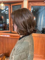 ニクラ ザ ブリンク(NICLA the blink)&nbsp;ボブパーマ/コテ巻き風パーマ/アッシュベージュ