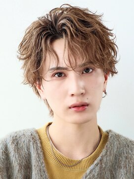 オーシャントーキョー 原宿(OCEAN TOKYO) 波巻きパーマメンズツイストスパイラルパーマセンターパート