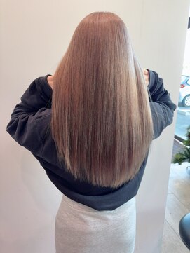 王道ミルクティーグレージュ