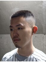 ヨシザワインク プレミアム 横浜 桜木町店(YOSHIZAWA Inc. PREMIUM)&nbsp;ボウズ風ソフトモヒカンスキンフェードクロップバーバースタイル