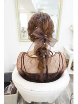 ヘアアンドメイクジップ恵比寿 (Hair＆Make ZIP)&nbsp;編みおろし　ヘアセット