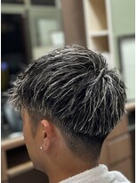 バーバーショップグランツ(Bar ber Shop GRAnt'z)&nbsp;ハイライトホワイトメッシュカラー