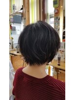 ヘアースペーストワ(Hair Space 108)&nbsp;７ヶ月前のふんわりパーマを活かしたアゴラインマッシュグラ☆