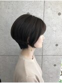 美シルエット☆大人キレイなショートボブスタイル☆