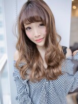 アグ ヘアー ベイル 弘前城東店(Agu hair veil)&nbsp;フレンチウェーブのカジュアルロング