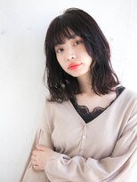 切りっぱなし　黒髪