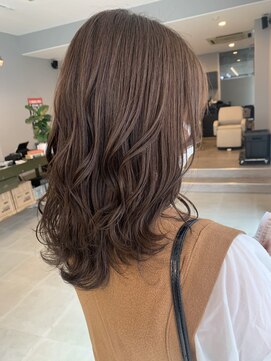 ヘアーアンドビューティーザ エフ(Hair Beauty the F) アッシュブラウン_艶髪_透け感カラー_63