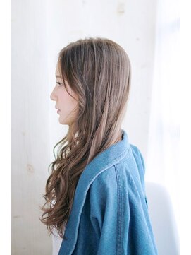 プティルカ(PutiLuca D.C.) 透け感ベージュのミックスカール