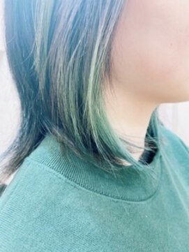 ティティ(titi) ☆インナーカラー☆サワーグリーン☆