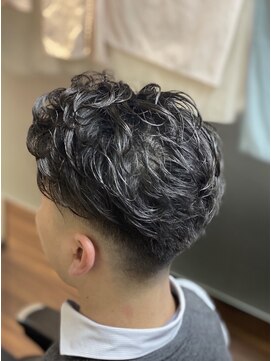 ヒロギンザ 浜松町店(HIRO GINZA) 七三パーマスタイル