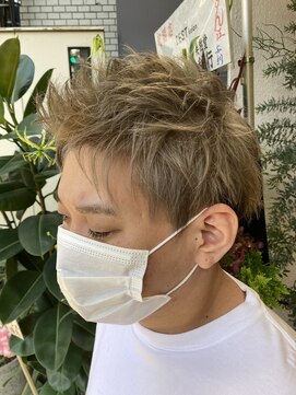 ゼストカロン(ZEST Kalon) メンズ　ハイトーン　アップバング