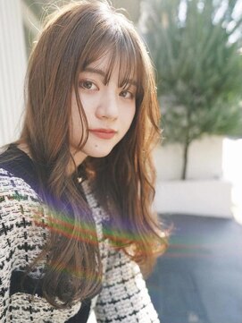 ログ オモテサンドウ(L.O.G OMOTESANDO) セミロングブラウンアッシュ