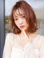 ラフィス ヘアーコロナ 河原町店(La fith hair corona) 【La fith】ピンクブラウン×大人ボブ