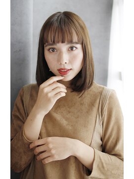 リチュエルアンドモリス プラスエヌ(RITUEL&MORIS+n) 20代30代40代　ムードを呼ぶショートバング【守山】