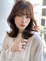 フラッグヘア 新宮店(Flag HAIR)&nbsp;レイヤー☆韓国風☆インナーカラーハイライトイルミナカラー