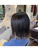 外ハネグラデーション.