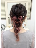 リサ 恵比寿(risa.)&nbsp;リボンの編みおろし＊