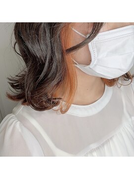 アンジェリカ 尼崎店(ANGELICA) オレンジインナーカラー【ANGELICA 吉永】