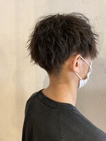 フィエルメンズ(Fier Men's) ソフトツイストスパイラルパーマ×ツーブロックショート