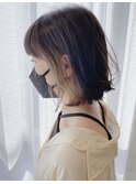外ハネボブ＋インナーカラー【たまプラーザ髪質改善オージュア】