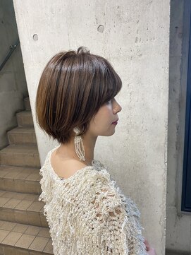 アキオドットヘアー(AKIO.hair) 艶髪大人女性必見！　美髪ショートスタイル！　髪質改善