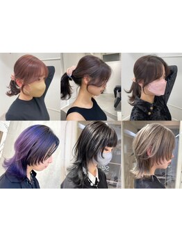 顔周りのレイヤーカットがSNSで大人気!《seen》で韓国ヘアが叶う♪トレンドのウルフカットもお任せください