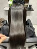 【毎日楽々ヘアに♪】縮毛矯正+カット　￥16000