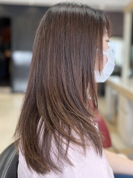 ヘアークリアー 春日部 大人可愛いレイヤーロングスタイル/巻いても素敵/30代40代50代