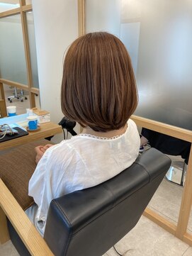  リュクスバトーバイトリコ 船橋南口店(Luxe BATEAU by tricot) 自然なケアストレート×ボブ/20代30代40代