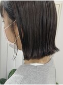 似合わせカットイメチェンボブフルバング切りっぱなし