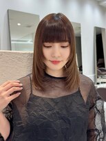 シュク 高円寺(SYUK)&nbsp;加藤【高円寺 中野】レイヤーカット/内巻き/フルバング/ツヤ感