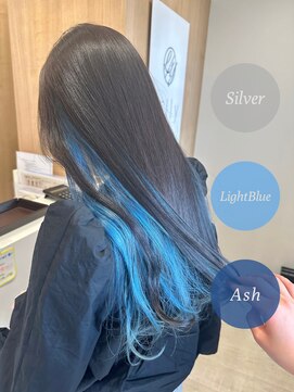 リリー 勝田台店(Lilly) 〈Lilly勝田台 佐藤愛〉インナーカラーライトブルー＊