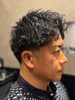 ブロートーキョー 有楽町店(Bro Tokyo) MEN'Sアッシュニュアンスパーマ韓国マッシュスペインカール