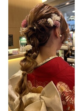 アスタ アヴェダ ASTA AVEDA 武蔵村山店 成人式アップスタイル
