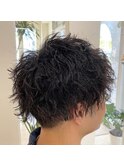 マッシュ×ツイストスパイラルパーマ