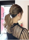 【岡本朱里ヘアアレンジ】マーブ/イルミナカラー/白髪ぼかし