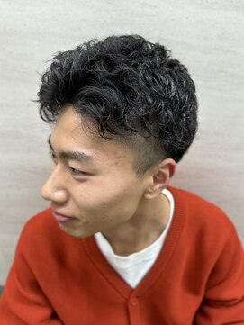 ヒロ銀座 バーバーショップ 札幌本店(HIRO GINZA BARBER SHOP) 【ピンパーマ】