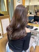 ロンドアベニール 北千住(Lond avenir)&nbsp;レイヤーカット　前髪　顔周り　ブリーチなし　髪質改善　北千住