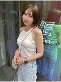 ミルクティーベージュ　似合わせショート8