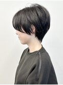 ＊前下がりショート耳かけショートくびれショート前髪30代40代3
